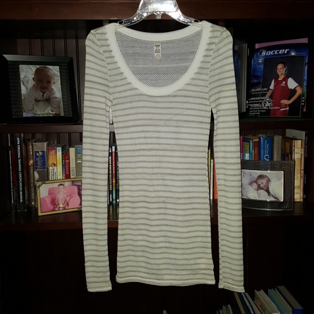 FREE PEOPLE Mesh Tunic Top / Swimsuit Cover-up